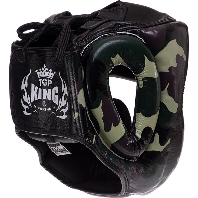 Тренировочный шлем для бокса кожа
 TOP KING Empower Camouflage TKHGEM-03 (Камуфляж
)