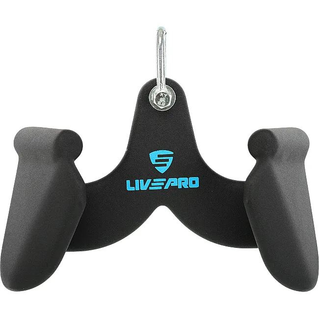 Рукоять для тяги c узким хватом
 V-grip нескользящее покрытие LiveUp LP8323 27,5см