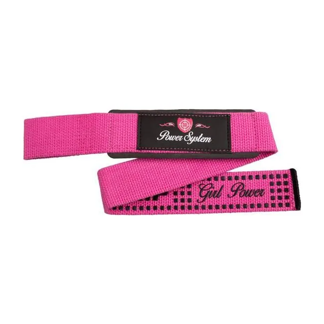 Ламки для тяги POWER SYSTEM PS-3420 G-Power Straps Pink