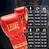 Боксерские перчатки Leone GN220 DNA Red (бинты 4 м. в комплекте)