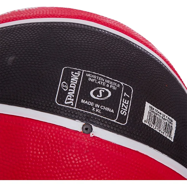 Баскетбольний м'яч гумовий SPALDING NBA Team TORONTO RAPTORS 83511Z №7