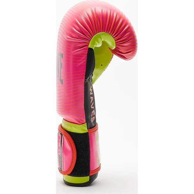 Боксерські рукавиці Leone GN313 WAVES Fuxia (капу в комплекті)
