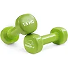 Гантели виниловые PowerPlay 2x1,5кг. PP_4103 Зеленые (2шт. - пара)