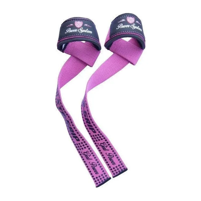 Ламки для тяги POWER SYSTEM PS-3420 G-Power Straps Pink