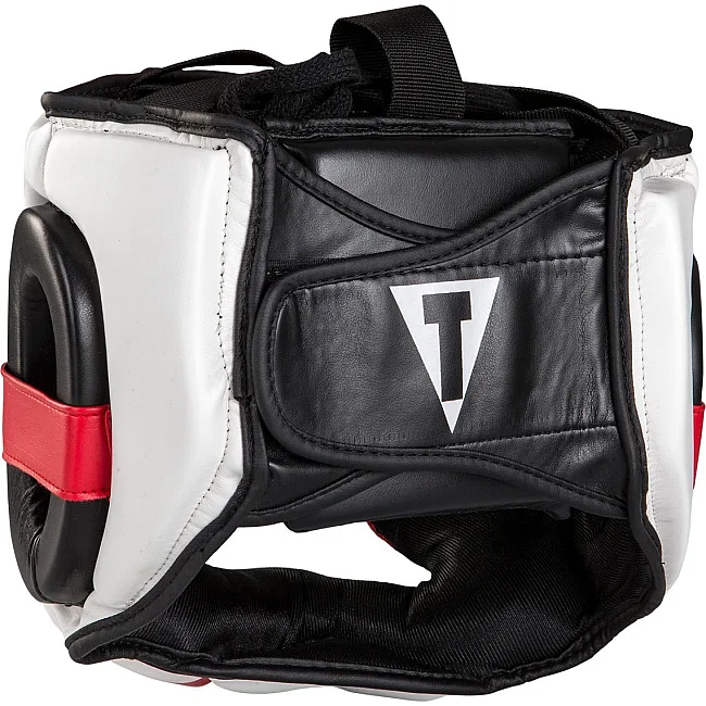 Боксерский шлем TITLE MMA Command Full Black/Red/White (капа в комплекте)