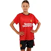 Распродажа! Футбольная форма детская с символикой клуба MANCHESTER UNITED домашняя 2024 SP-SPORT CO-7185 (Красный-черный)