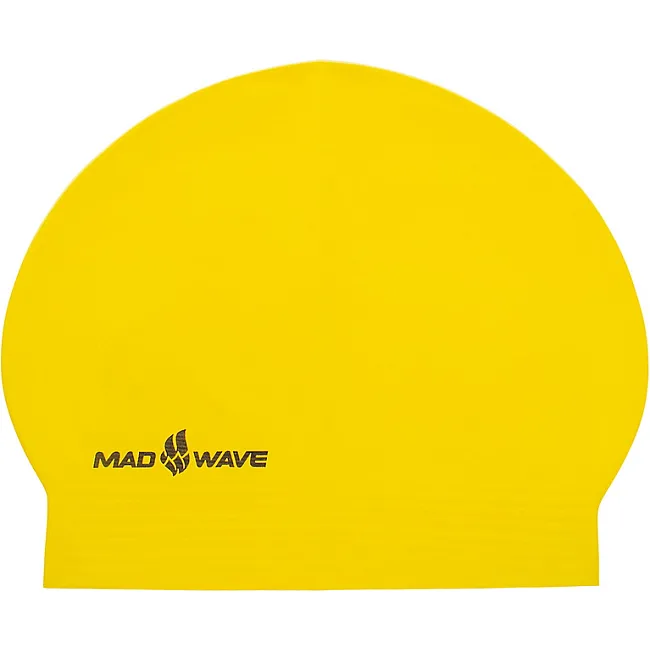 Шапочка для бассейна латексная для взрослых MADWAVE SOLID SOFT M056502 (Белый)