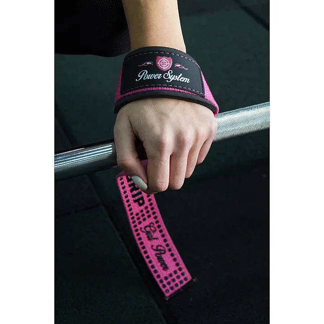 Ламки для тяги POWER SYSTEM PS-3420 G-Power Straps Pink