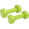 Гантели виниловые PowerPlay 2x1,5кг. PP_4103 Зеленые (2шт. - пара)