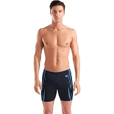 Плавки-шорты для мужчин Arena POSEIDONIA SWIM MID JAMMER черный, бирюзовый