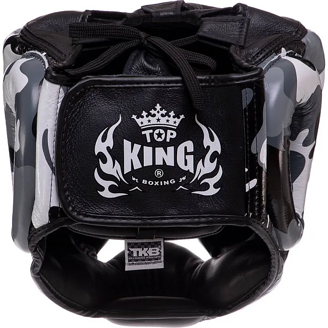 Тренировочный шлем для бокса кожа
 TOP KING Empower Camouflage TKHGEM-03 (Камуфляж
)