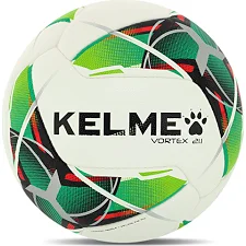 Футбольный мяч KELME VORTEX 21.1 8101QU5003-9127-5 №5 PU (Белый-зеленый)