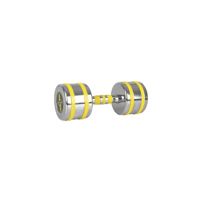 Гантель хромированный inSPORTline Yellsteel 12 кг