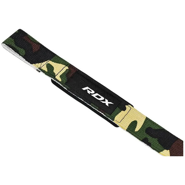 Лямки для тяги RDX W1 Gym Single Strap Camo Green Plus
