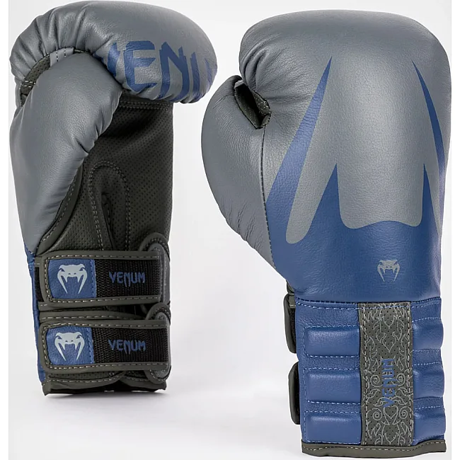 Боксерські рукавички VENUM Reverso - Storm Grey/Royal Blue