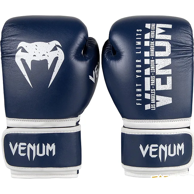 Дитячі боксерські рукавиці VENUM Signature Navy Blue
