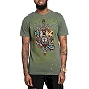 Футболка чоловіча AFFLICTION Alchemic Dagger Tee Olive Pigment Dye