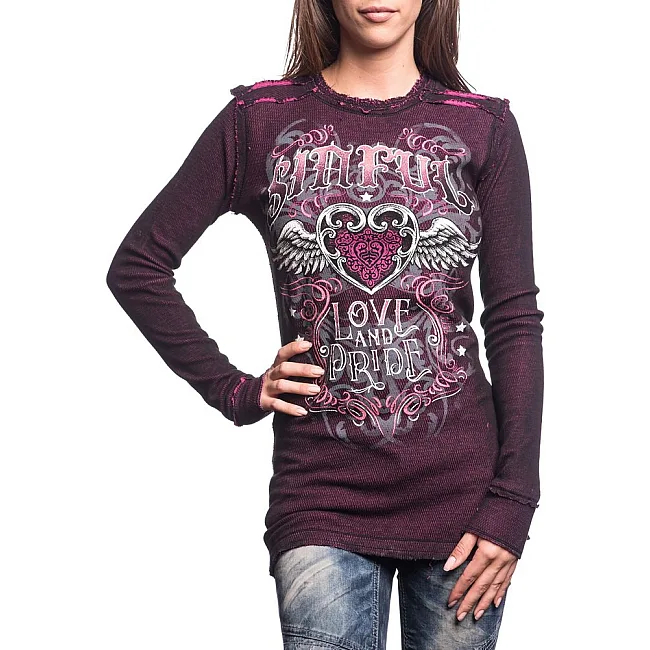 Женская двусторонняя термалка Sinful by AFFLICTION Constanza Thermal