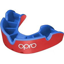 Капа для бокса для детей OPRO Self-fit GEN5 Youth Silver Red Dark Blue