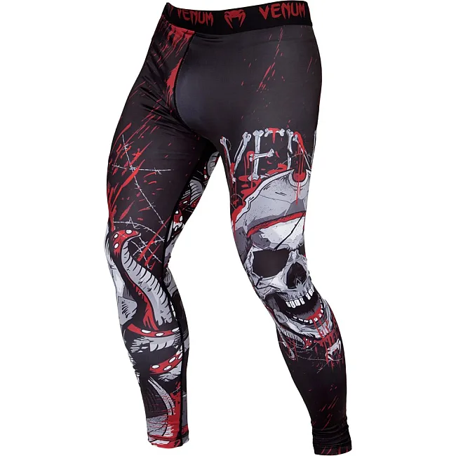 Компрессионные штаны VENUM Pirate 3.0 Black Red