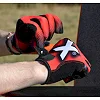 Рукавиці для фітнесу MADMAX MXG-101 X Gloves Black/Grey/Red