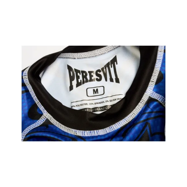 Рашгард Peresvit Immortal Silver Force Rashguard Short Sleeve Dark Marine