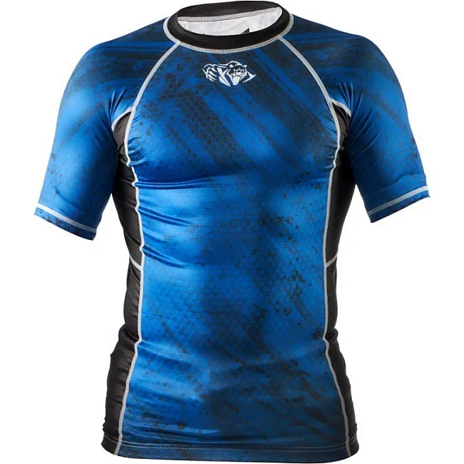 Рашгард Peresvit Immortal Silver Force Rashguard Short Sleeve Dark Marine