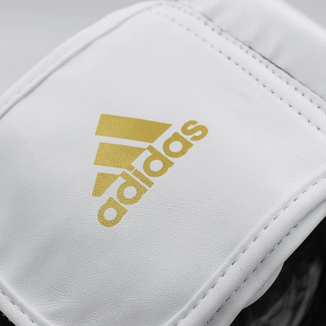 Боксерский шлем Adidas Speed Super Pro Training (бело-золотой, ADISBHG042)
