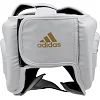 Боксерский шлем Adidas Speed Super Pro Training (бело-золотой, ADISBHG042)