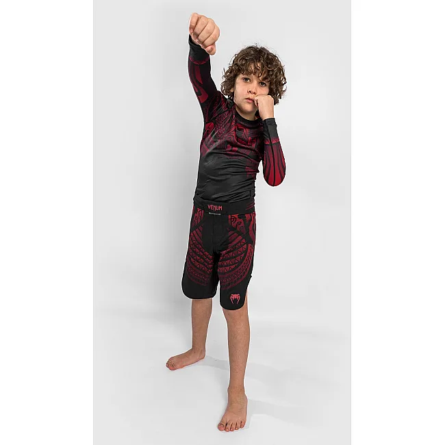 Шорты детские для MMA VENUM Nakahi Fightshort Black Red