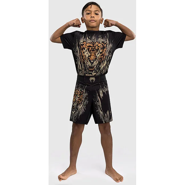 Шорти дитячі MMA VENUM Tiger Black Neon Orange