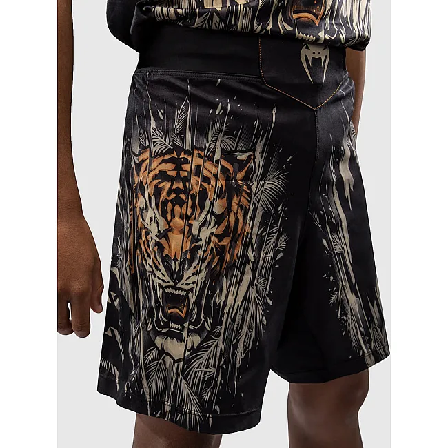 Шорти дитячі MMA VENUM Tiger Black Neon Orange