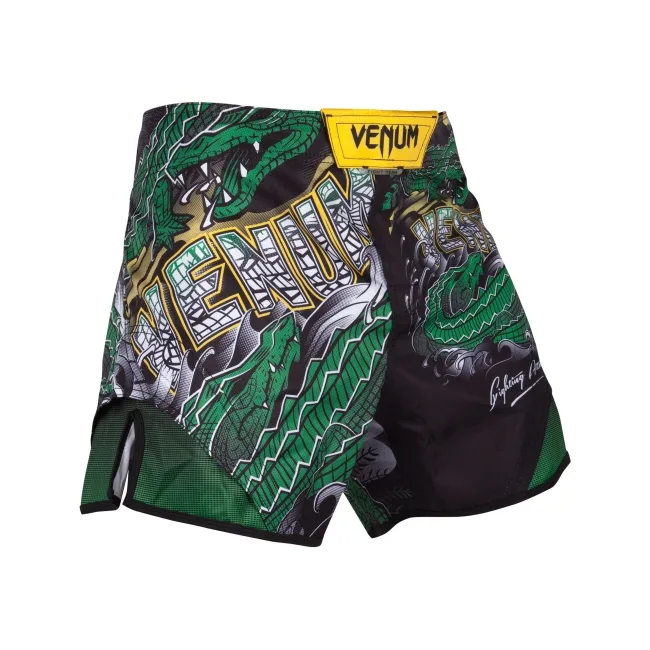 Шорты для ММА VENUM Crocodile Black Green