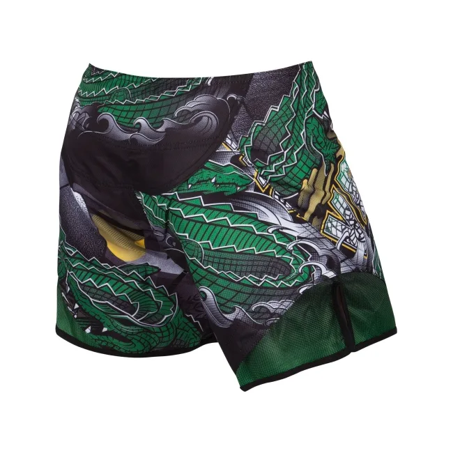 Шорты для ММА VENUM Crocodile Black Green
