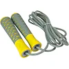 Скакалка POWERPLAY 4206 PRO+ Серо-желтая (2,75м)