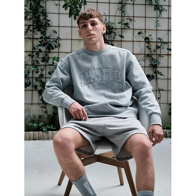 Світшот MANTO Crewneck Varsity Gray