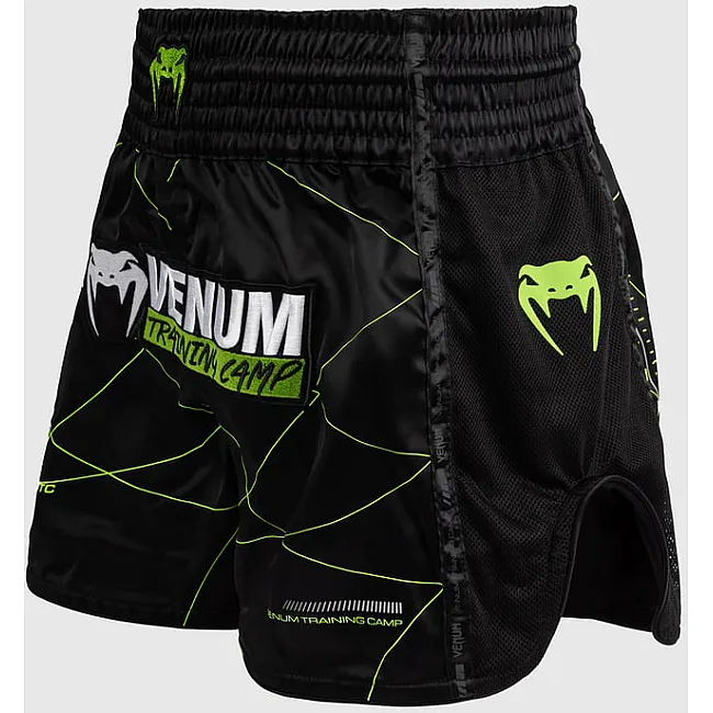 Тайські шорти VENUM Training Camp 4.0 - Black/Neon Green