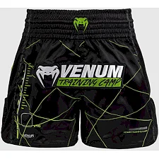 Тайські шорти VENUM Training Camp 4.0 - Black/Neon Green