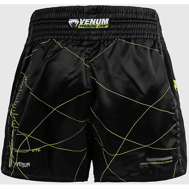 Тайські шорти VENUM Training Camp 4.0 - Black/Neon Green