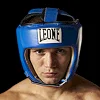 Турнирный боксерский шлем LEONE Contest Blue S