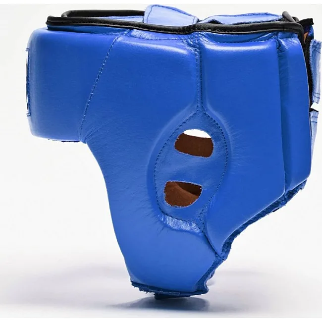 Турнирный боксерский шлем LEONE Contest Blue S