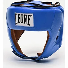 Турнирный боксерский шлем LEONE Contest Blue
