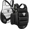 Защитный жилет для карате RDX T2 Karate Chest Guard BlackWhite