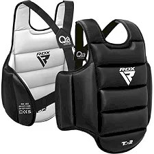 Защитный жилет для карате RDX T2 Karate Chest Guard BlackWhite