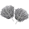 Помпони блискучі для чирлідингу з ручками SP-SPORT Pom-Poms C-0829 2шт (Срібний)