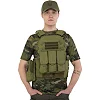 Разгрузочный жилет
 на 5 карманов MILITARY RANGERS
 ZK-9103 (Черный)