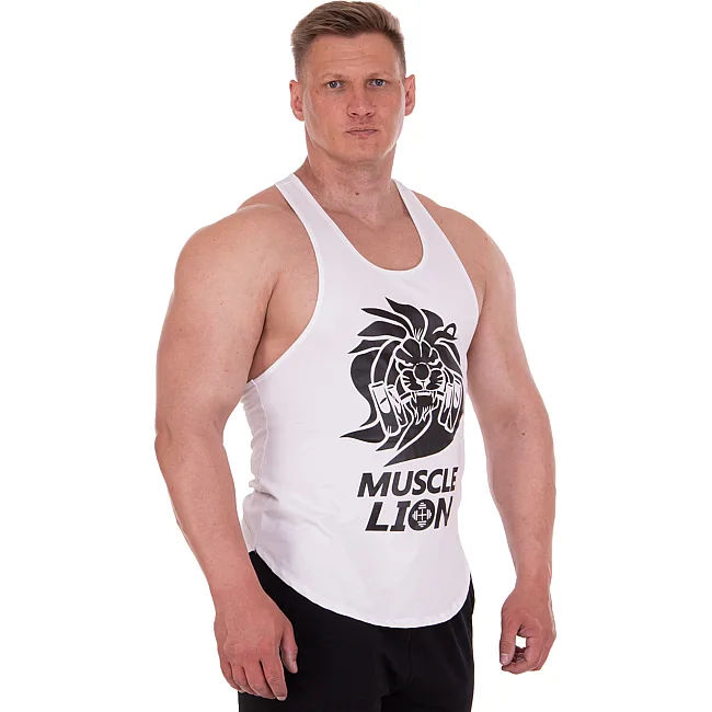 Майка борцовка мужская SP-SPORT

 MUSCLE LION ML-1185 (Белый)
