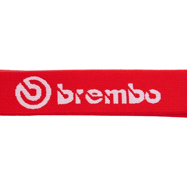 Шнурок ремешок лента для ключей телефона бейджа на шею с логотипом BREMBO M-4559-29 50см