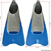 Короткие ласты для тренировок
 MADWAVE

 M074606704W
 44-45 (Синий)