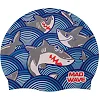Шапочка для бассейна
 силиконовая юниорская MADWAVE
 Junior SHARKY M057911 (Бирюзовый)